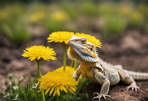 can bearded dragons eat dandelion flowers?