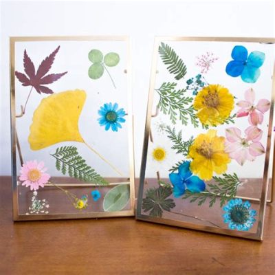 How to Frame Pressed Flowers between Glass: A Creative Journey